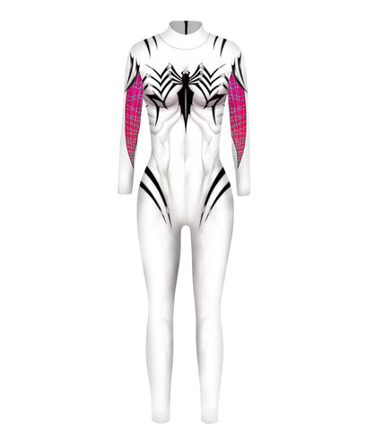 Spider-Gwen Venom Superhero Women's Cosplay Costumes Jumpsuits