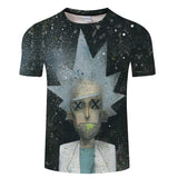 Rick & Morty 3D All Over Short Sleeve T-Shirt