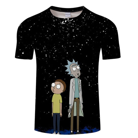 Rick & Morty 3D All Over Short Sleeve T-Shirt