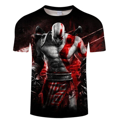 God of War 3D All Over Short Sleeve T-Shirt