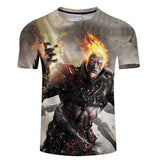 God of War 3D All Over Short Sleeve T-Shirt